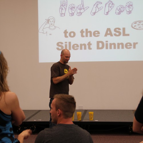 American Sign Language Silent Dinner