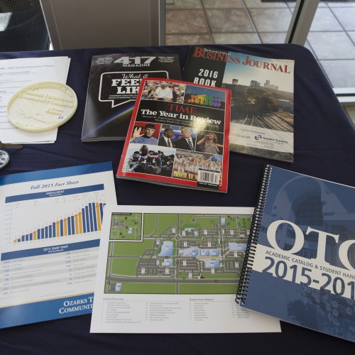 Time Capsule Contents On Display During The Reception