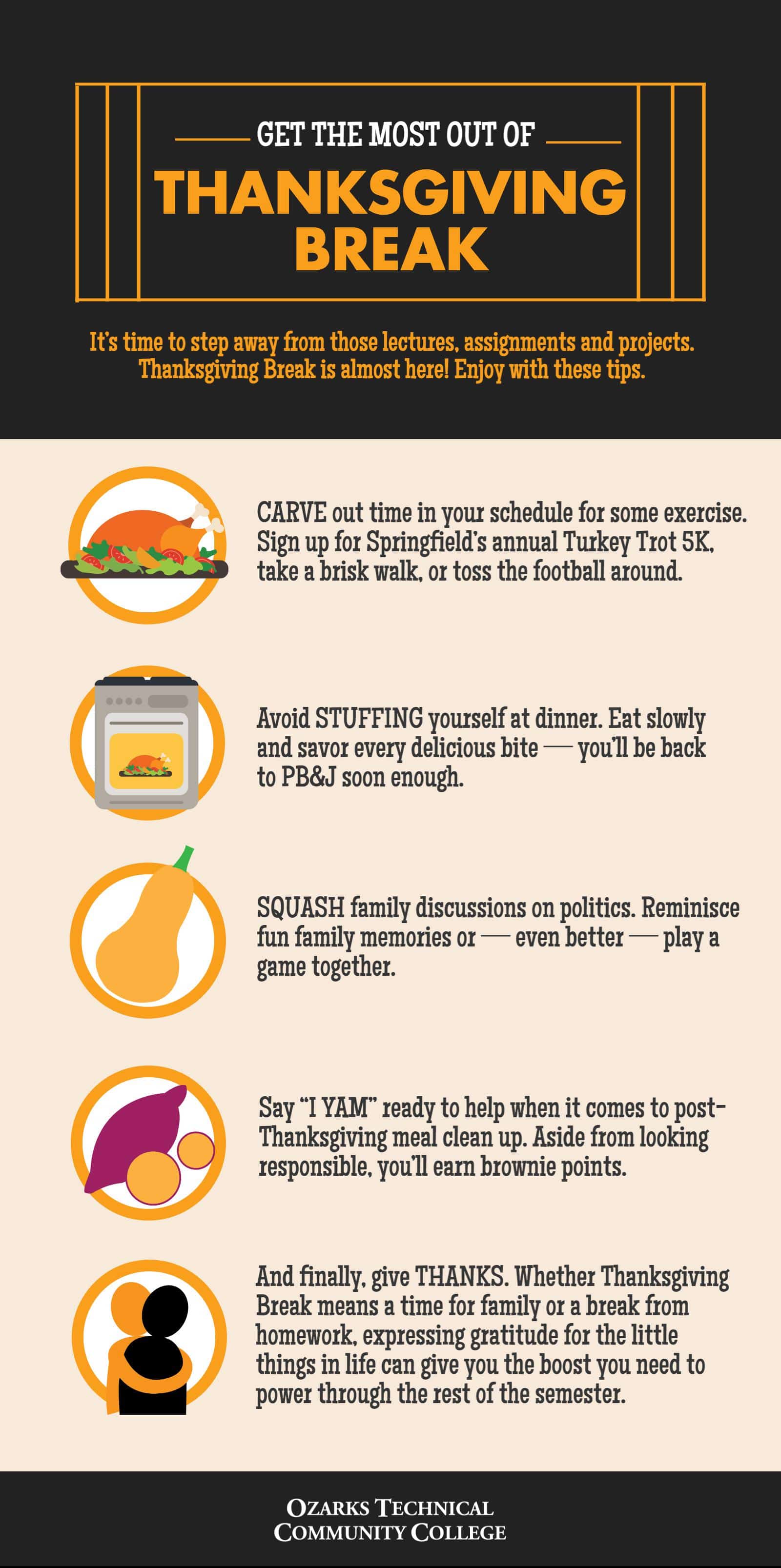 5 tips to get the most out of your Thanksgiving Break