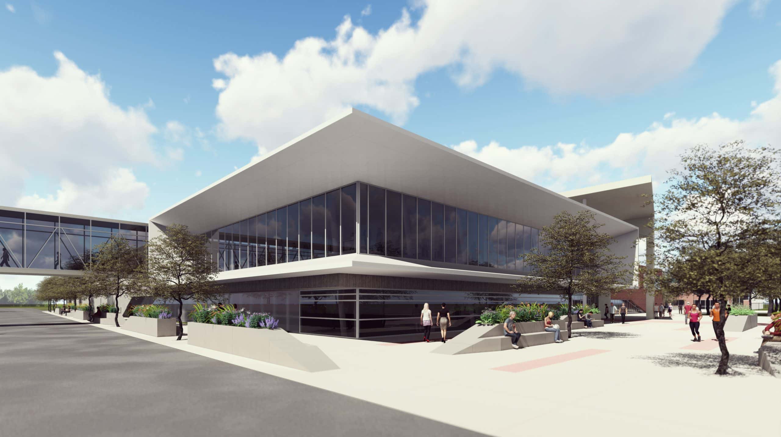 Rendering of OTC's Center for Advanced Manufacturing