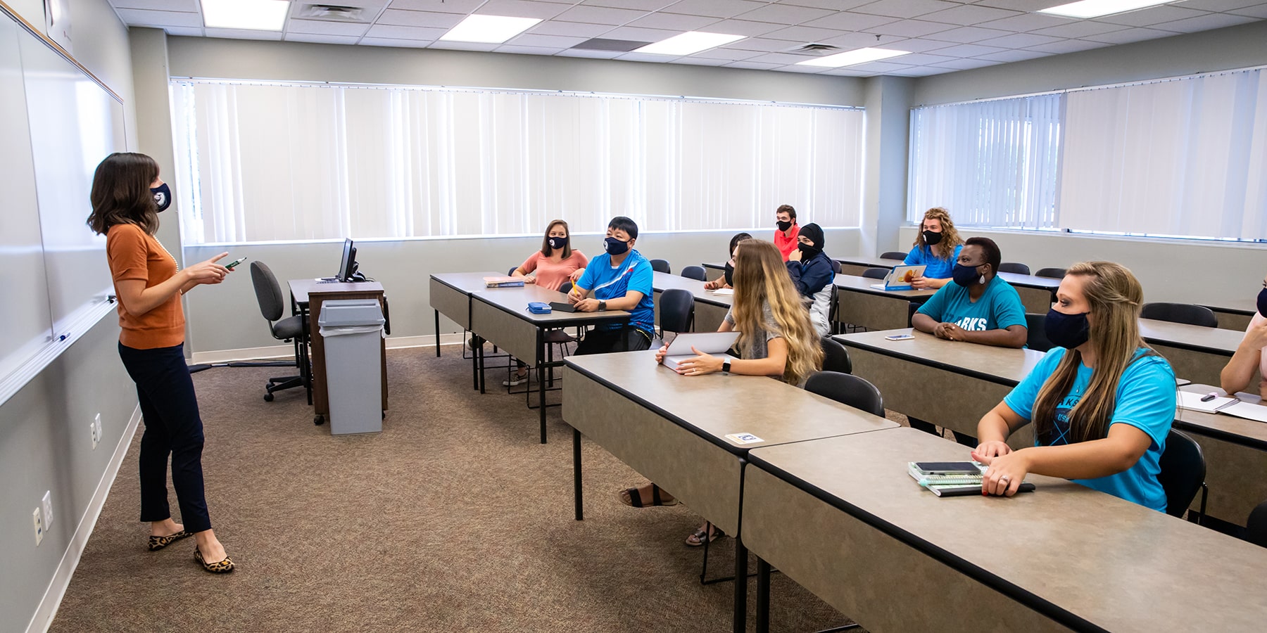 OTC students and instructor in classroom