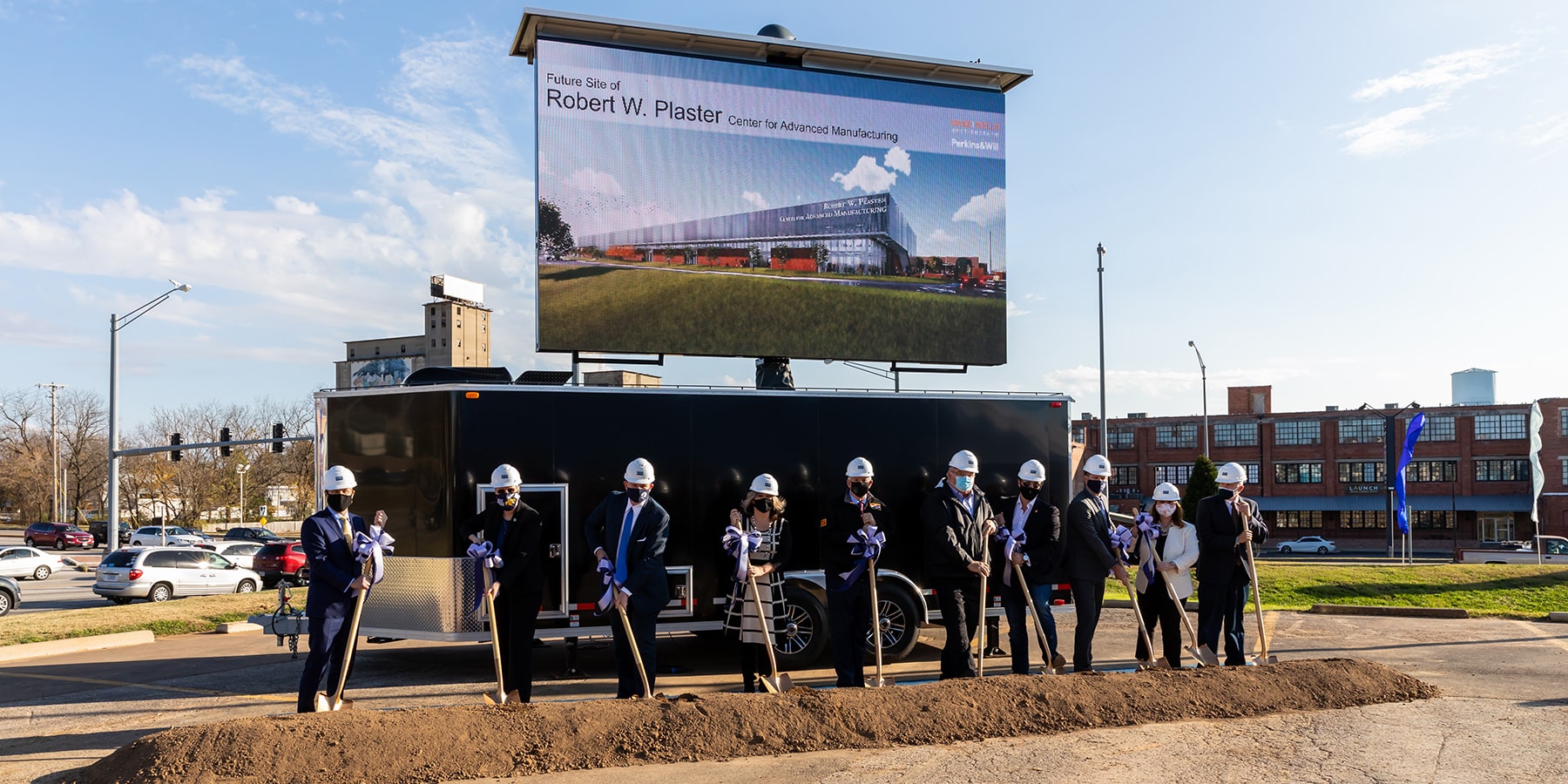 OTC officials and community partners break ground on the CAM