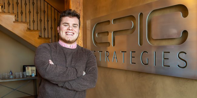Garrett Moeller Politically Active Grad Sp21 WEB BLOG OTC graduate Garrett Moeller