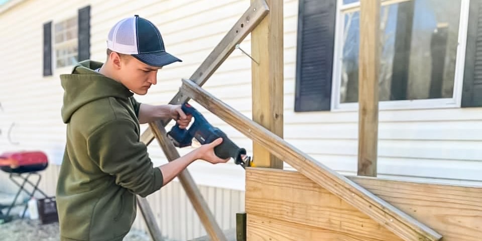 OTC construction student builds ramp for CoxHealth patient
