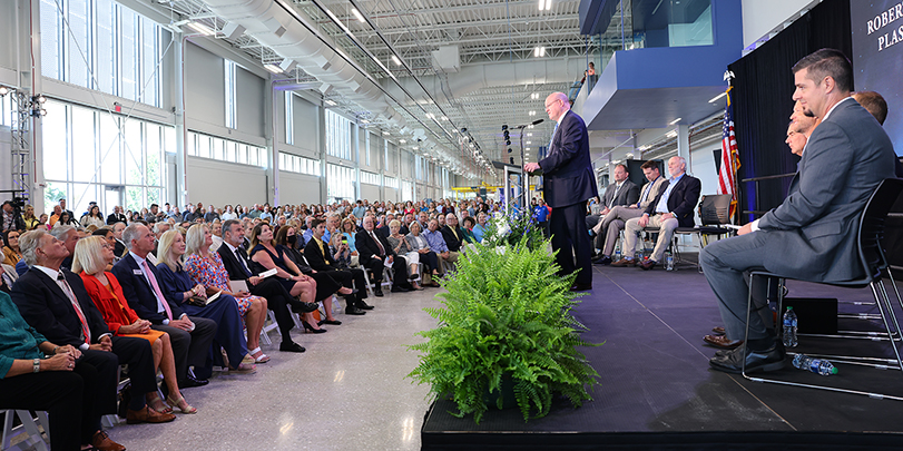 OTC unveils the Robert W. Plaster Center for Advanced Manufacturing