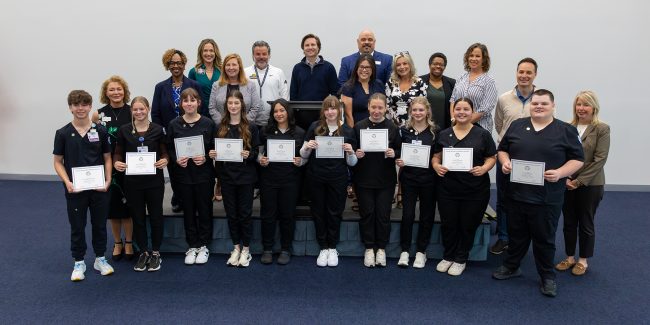 Alliance for Healthcare 1st CNA Middle College Graduating Class