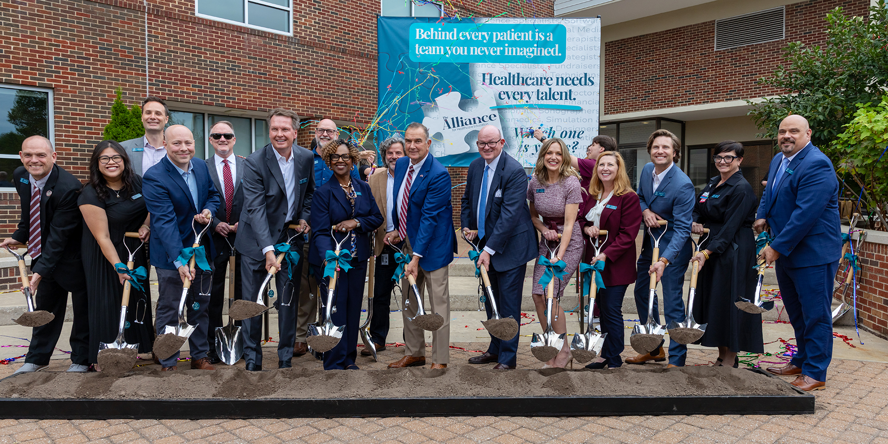 Alliance for Healthcare Education Center groundbreaking on August 25, 2025