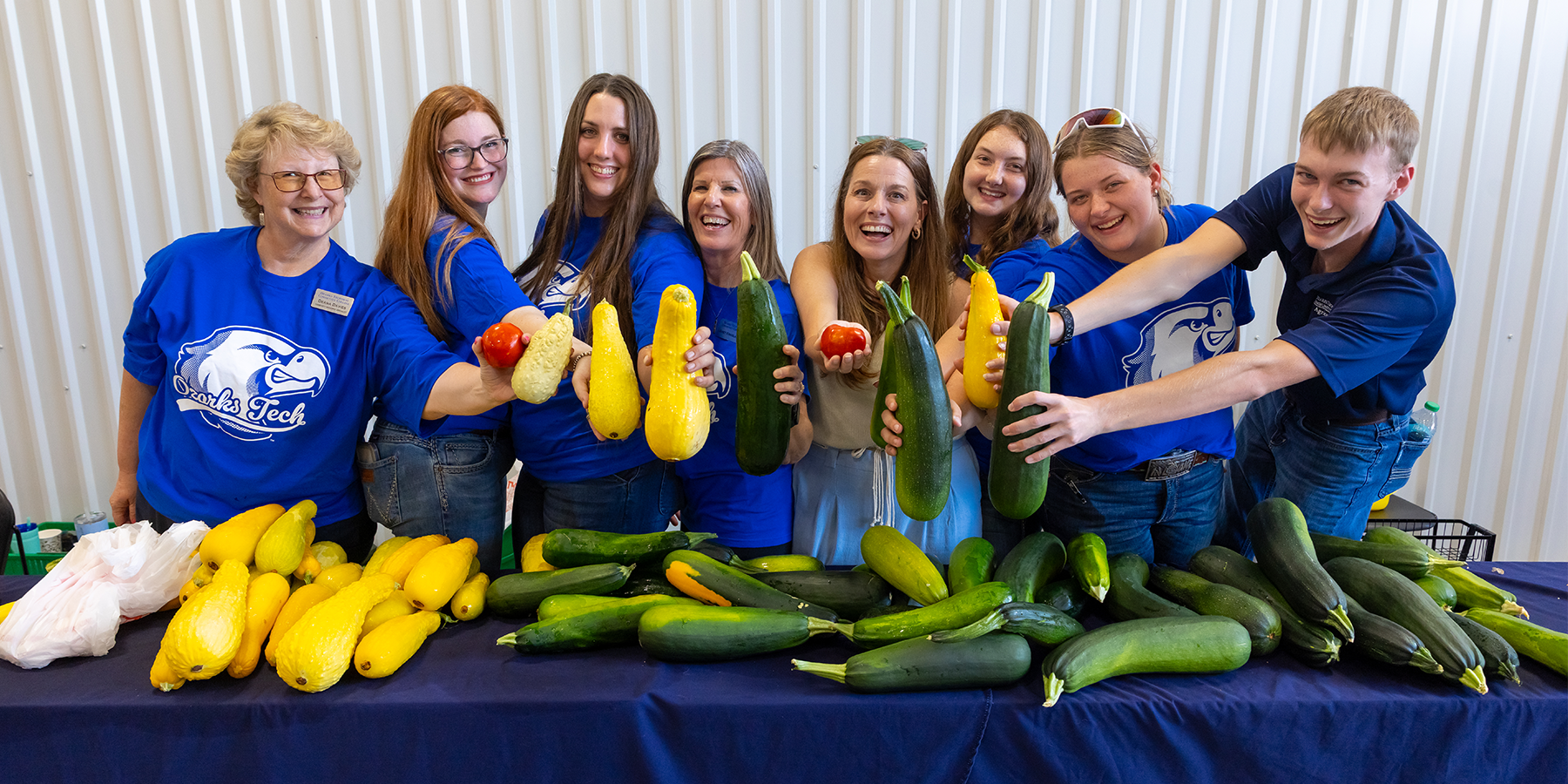 Fresh Harvest produce distribution at Ozarks Tech