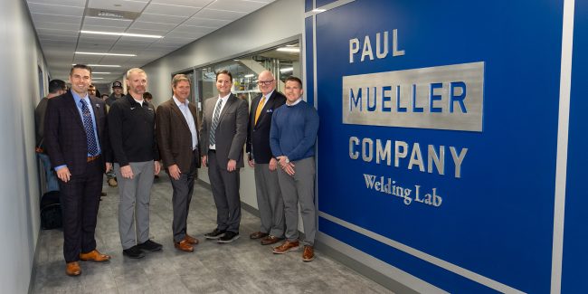 Paul Mueller Company invests in welding lab at Ozarks Tech